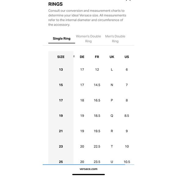 Versace Statement Band Ring Size 15/ US 7 Gold Tone Greca Icon Logo NIB - Picture 8 of 8